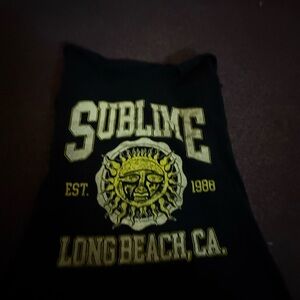 Black Sublime Graphic Tank Top